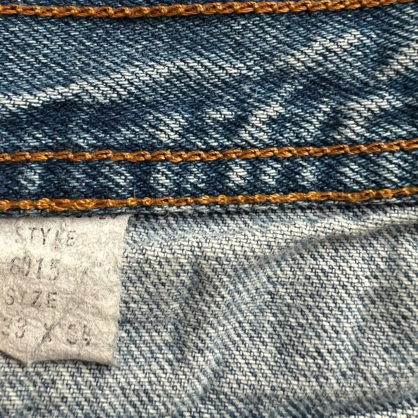 Vintage 80s Power Blues Straight Leg Denim Jeans – Size 31x32