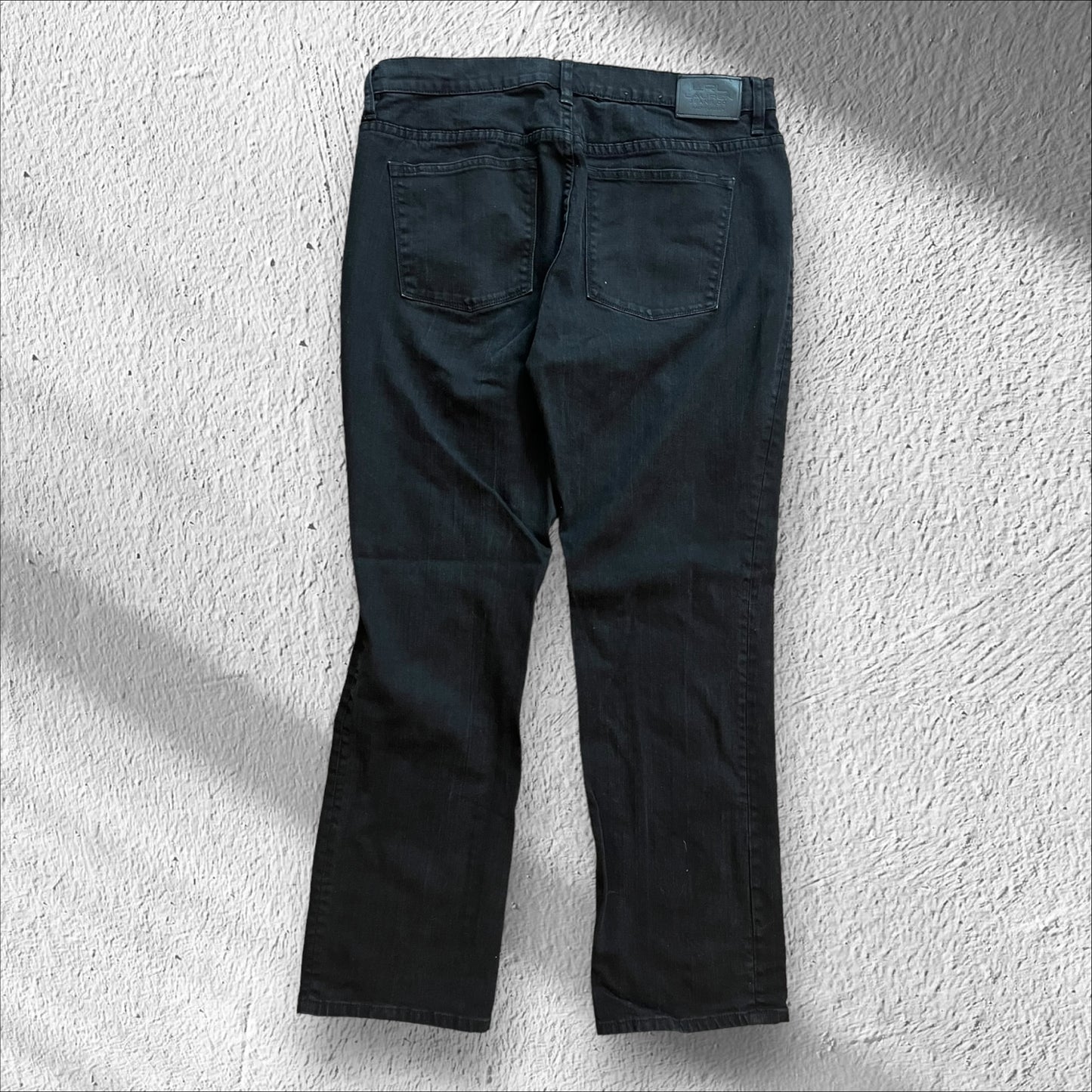 Lauren Ralph Lauren Co Black Relaxed Jeans – Size 14