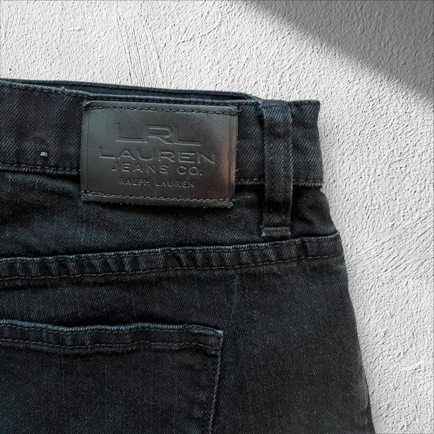 Lauren Ralph Lauren Co Black Relaxed Jeans – Size 14