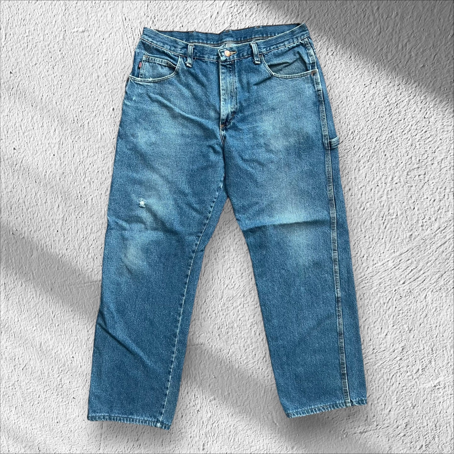 Vintage Red Kap Carpenter Blue Jeans – Size 36x31