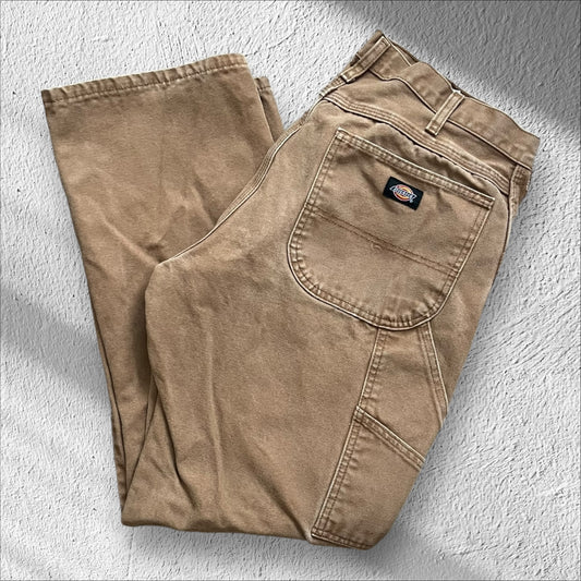 Vintage Dickies Brown Carpenter Pants Workwear – Size 32x30