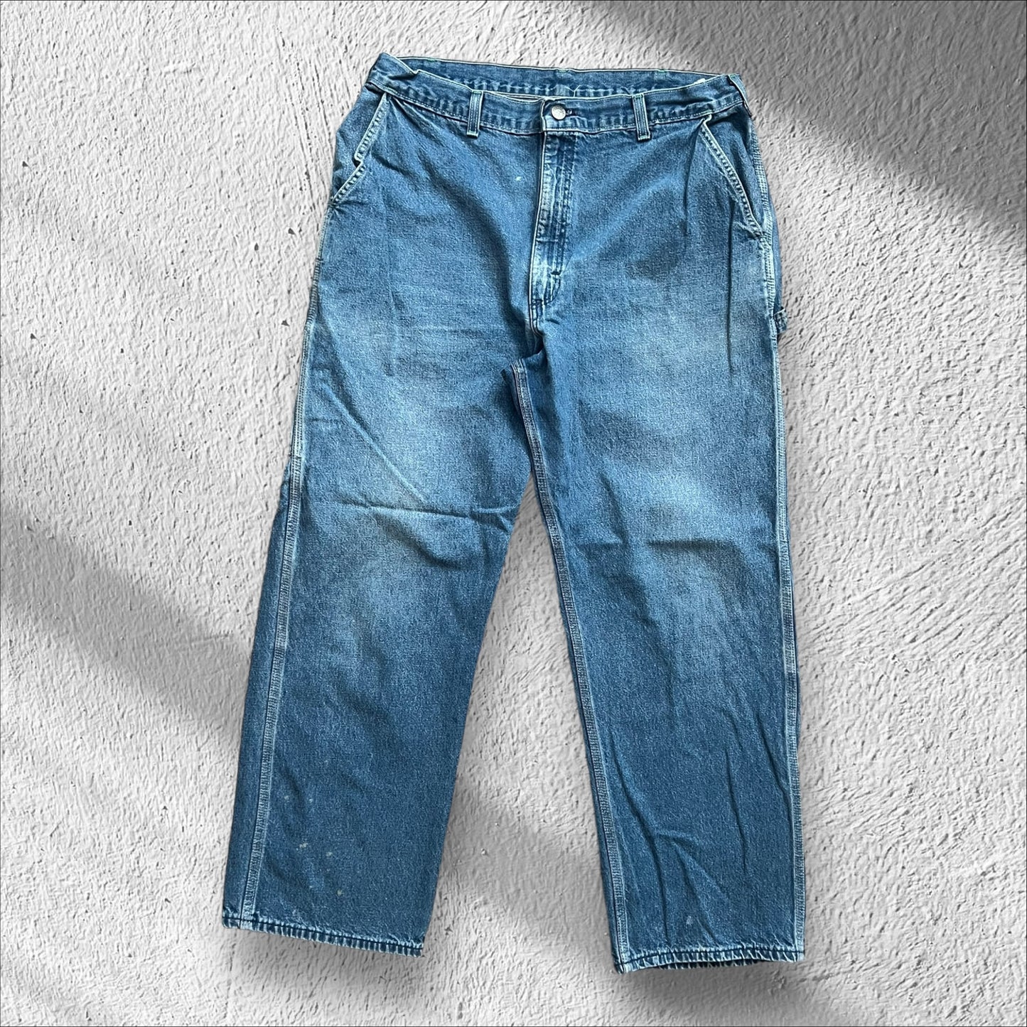 Vintage 90s Osh Kosh B’Gosh Carpenter Blue Jeans – Size 34x29