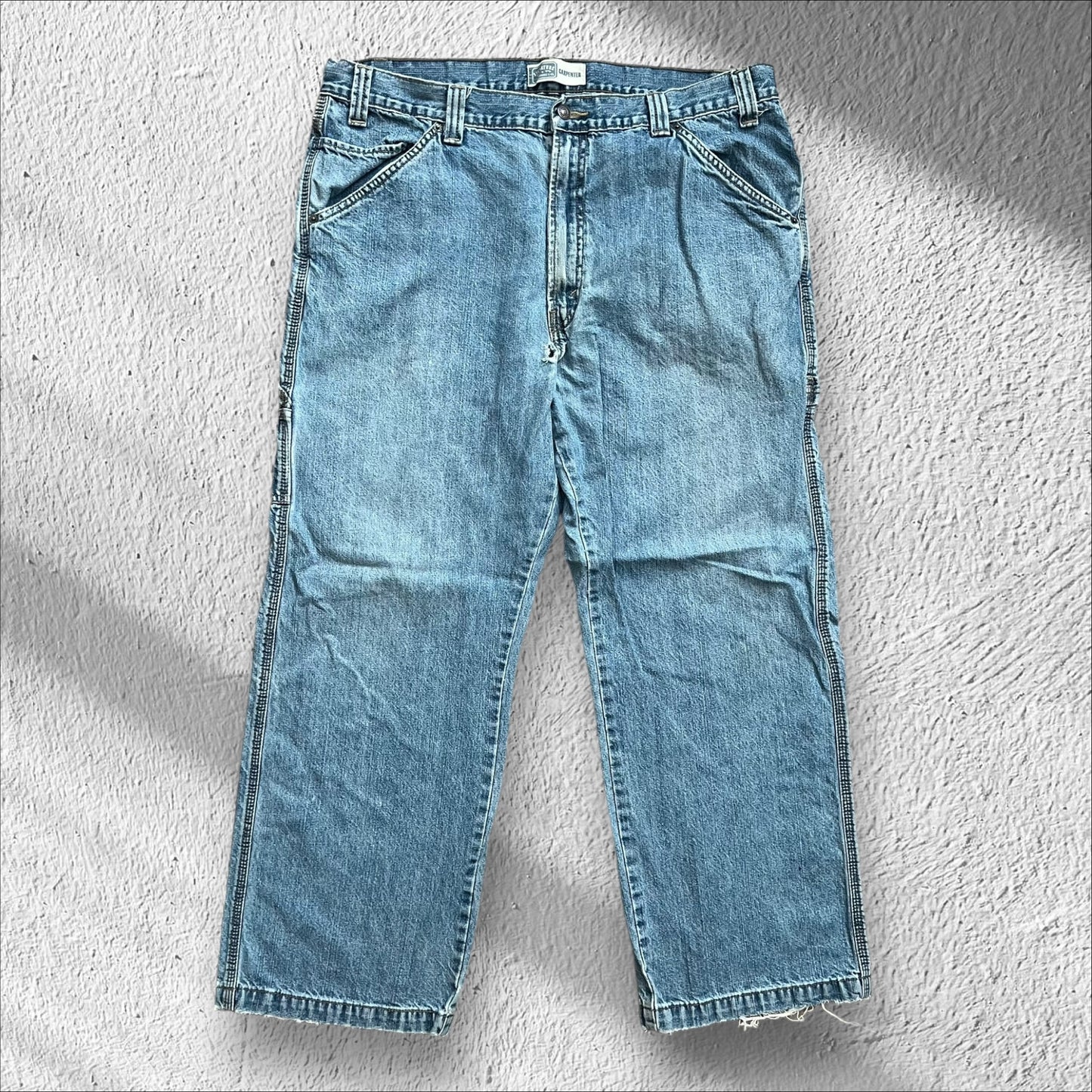 Vintage Levi’s Strauss Carpenter Blue Jeans Denim – Size 38x30
