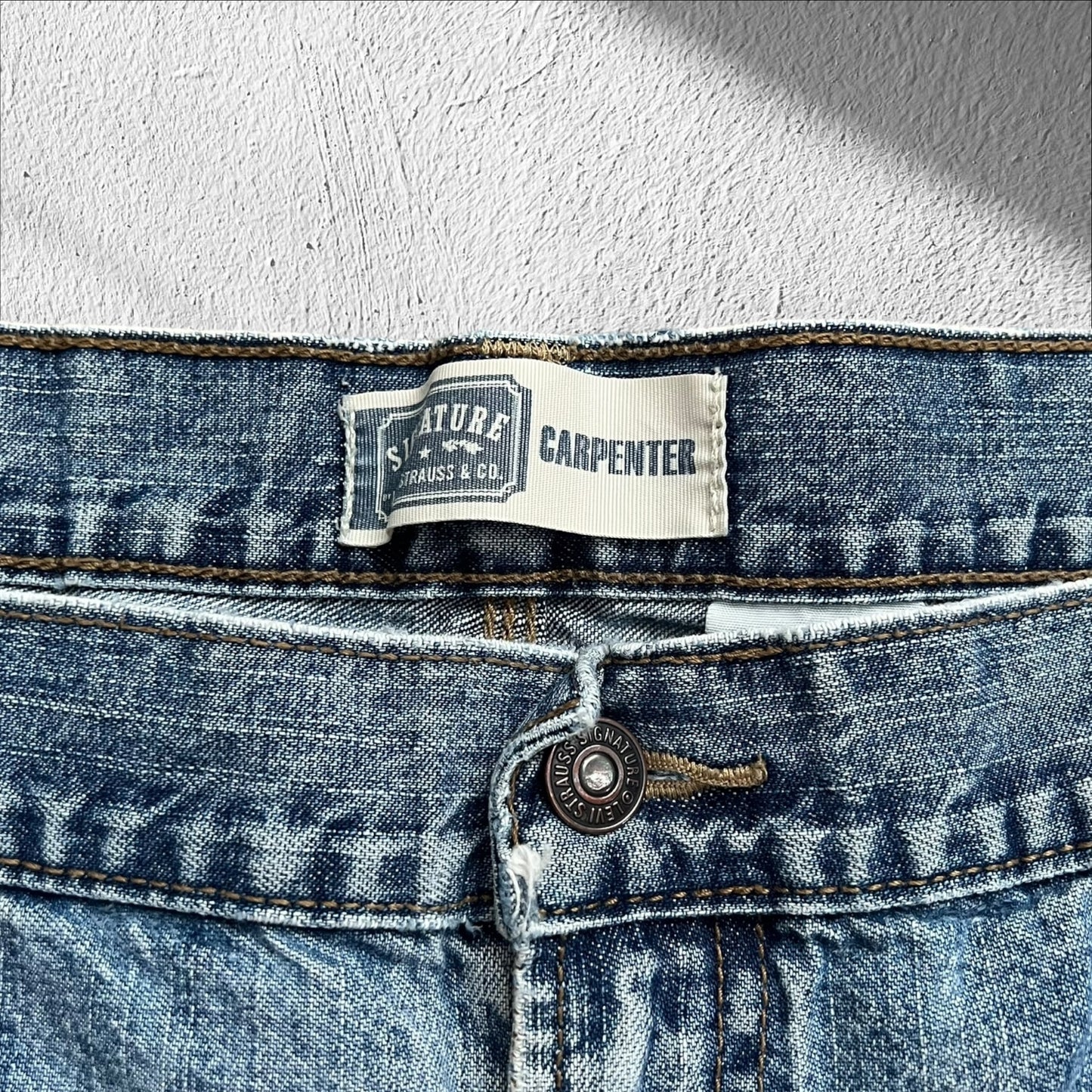 Vintage Levi’s Strauss Carpenter Blue Jeans Denim – Size 38x30