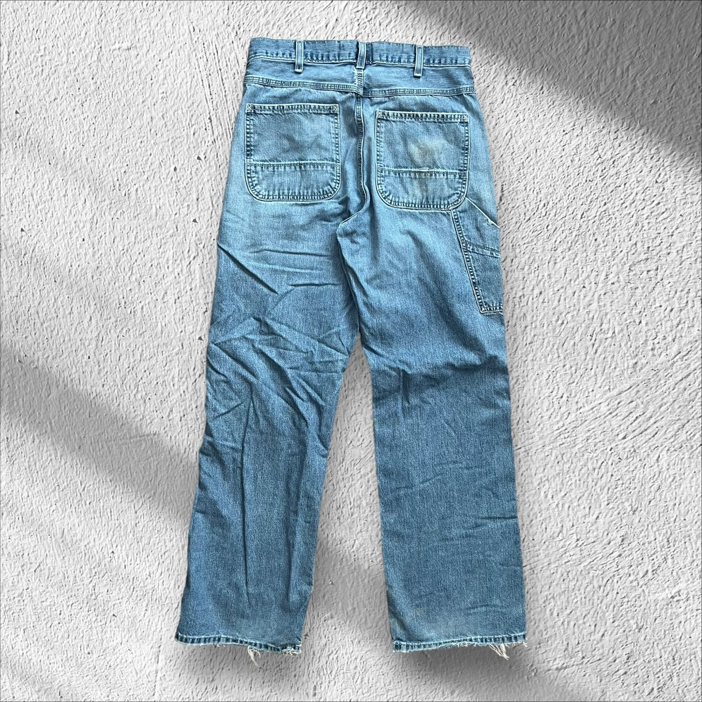 Vintage Old Navy Painter Pants Denim Blue Jeans – Size 32x34