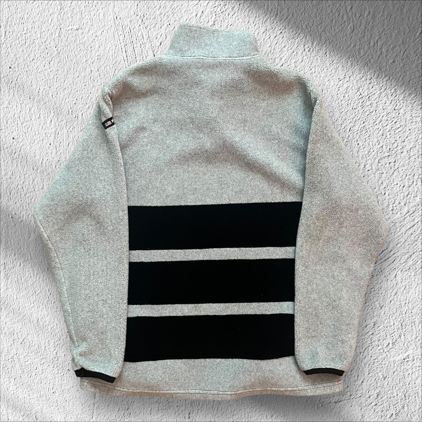 Vintage 90s Polo Ralph Lauren Jeans Co Striped Fleece Pullover – Size Large