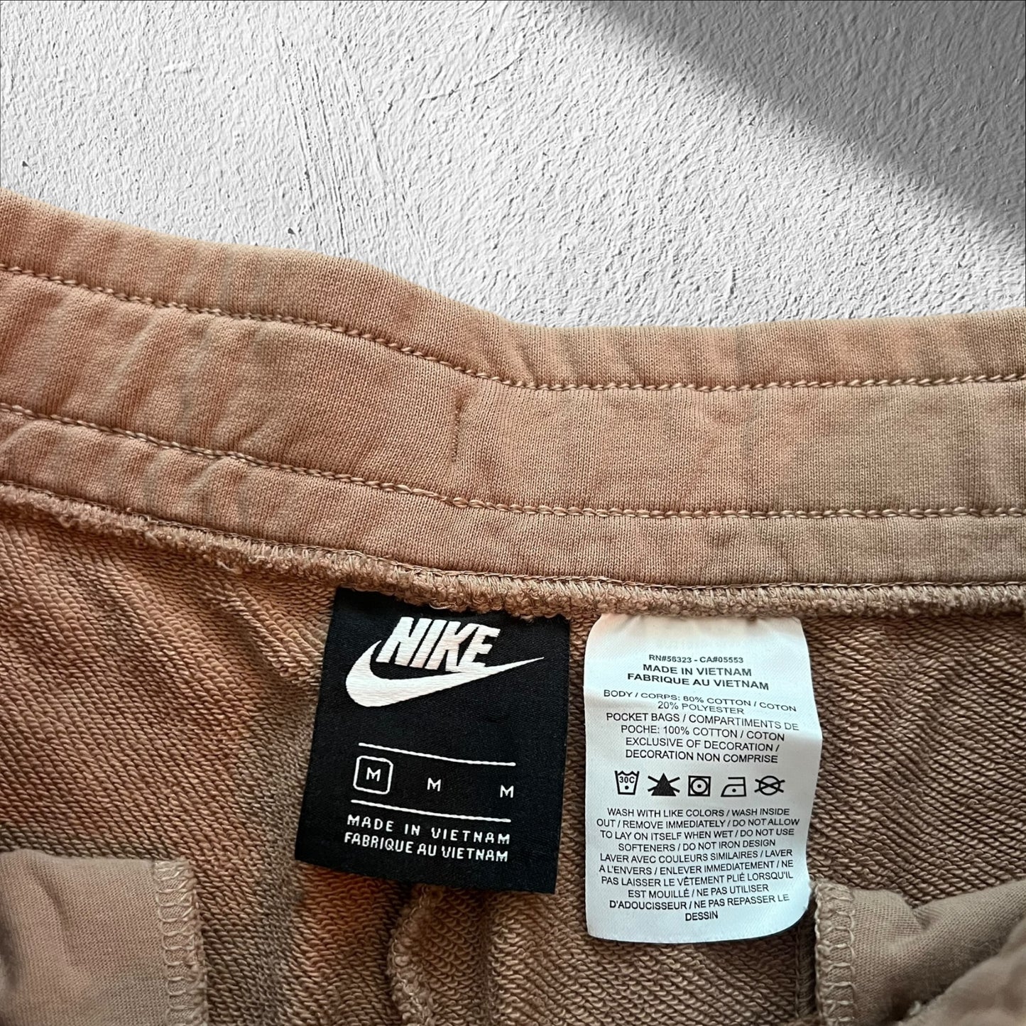 Nike Sportswear Sweat Shorts Brown — Women’s Medium