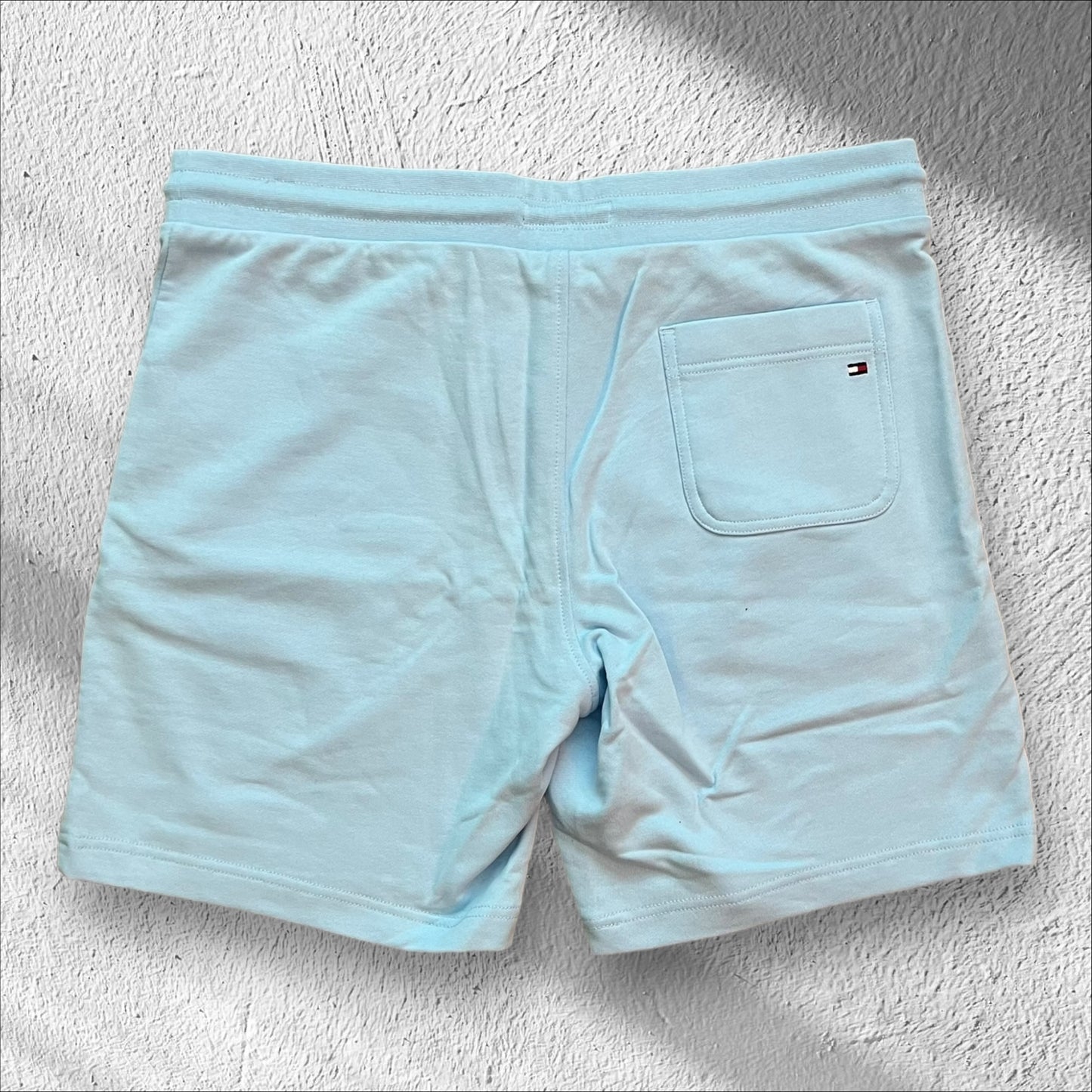 Tommy Hilfiger Baby Blue Cotton Shorts — Large