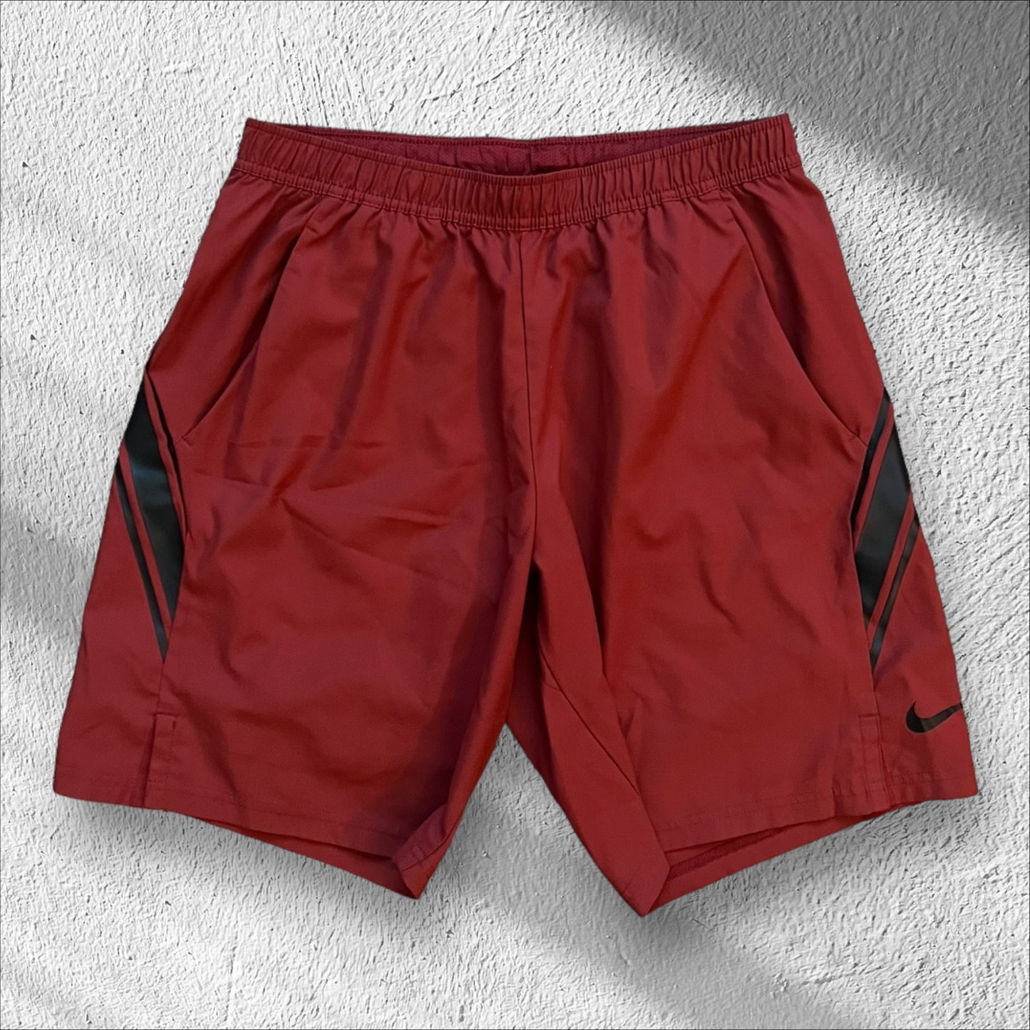 Nike Red Dri-Fit Training Shorts — Large