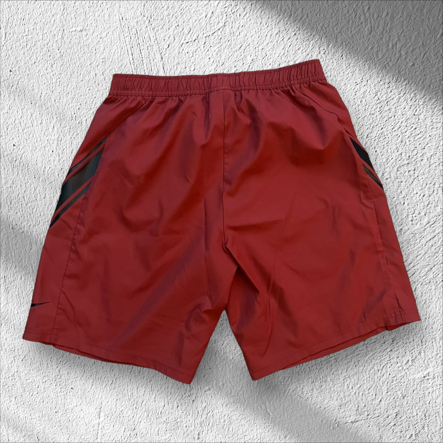 Nike Red Dri-Fit Training Shorts — Large