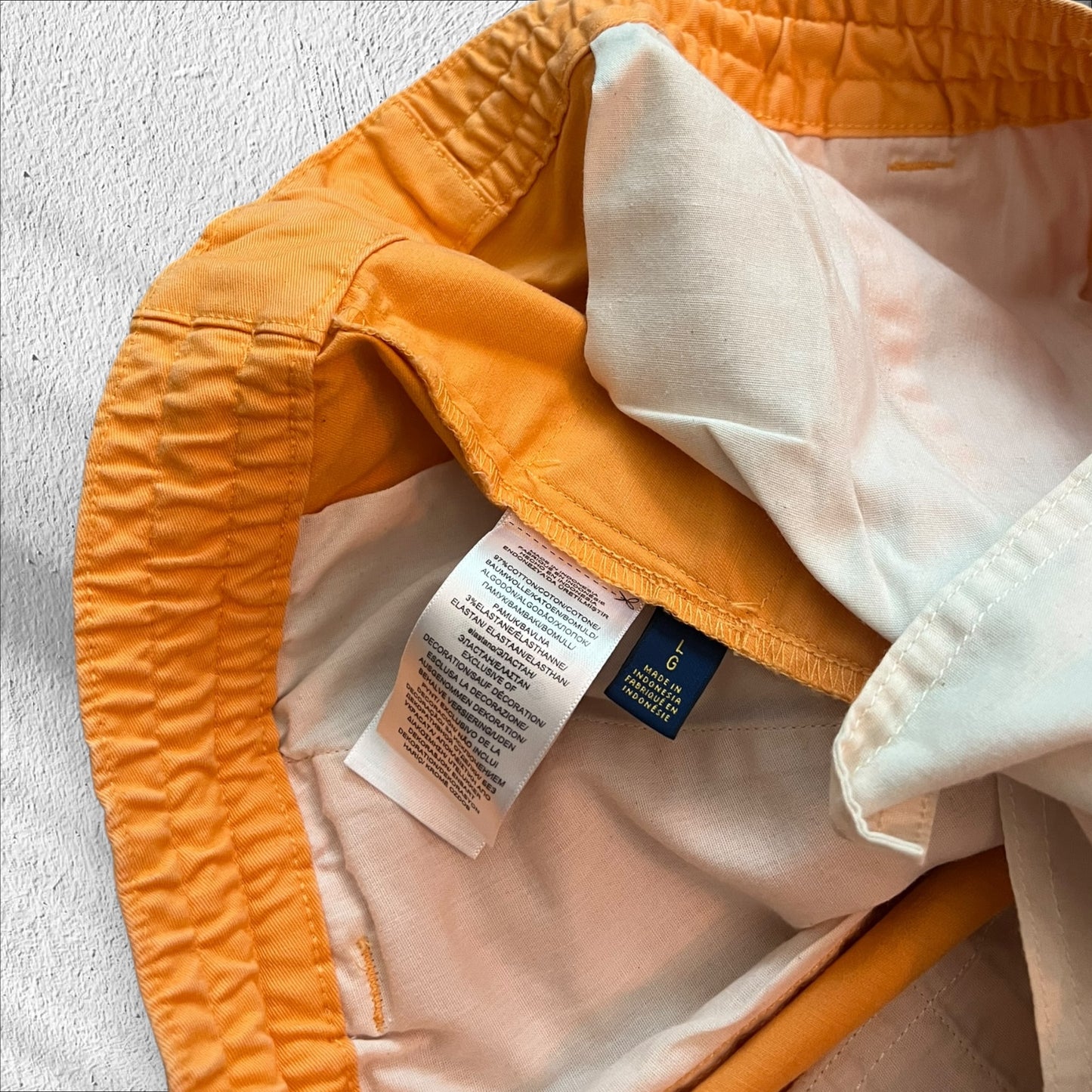 Polo Ralph Lauren Orange Cotton Shorts – Size Large