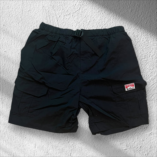 Vintage 90s Marlboro Unlimited Black Swimming Trunks – Size Large