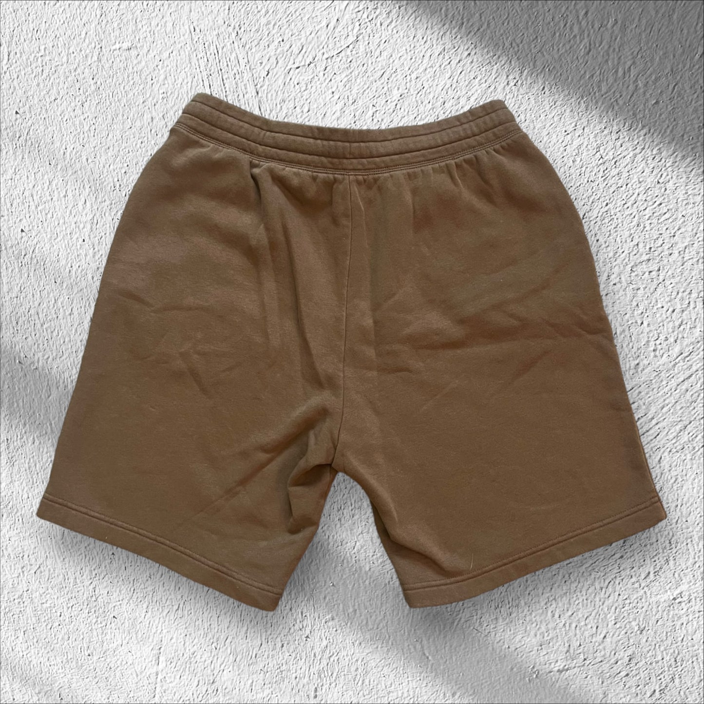 Gap Arc Spellout Cotton Shorts – Brown/Tan – Size Large