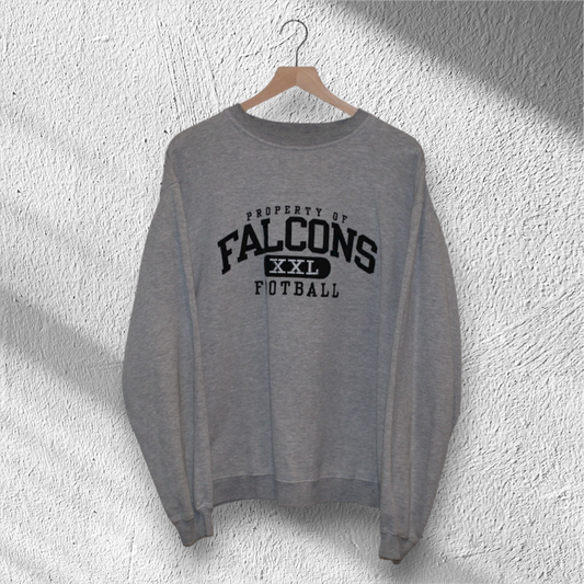 Vintage 90s Property of Atlanta Falcons Crewneck Sweatshirt Large