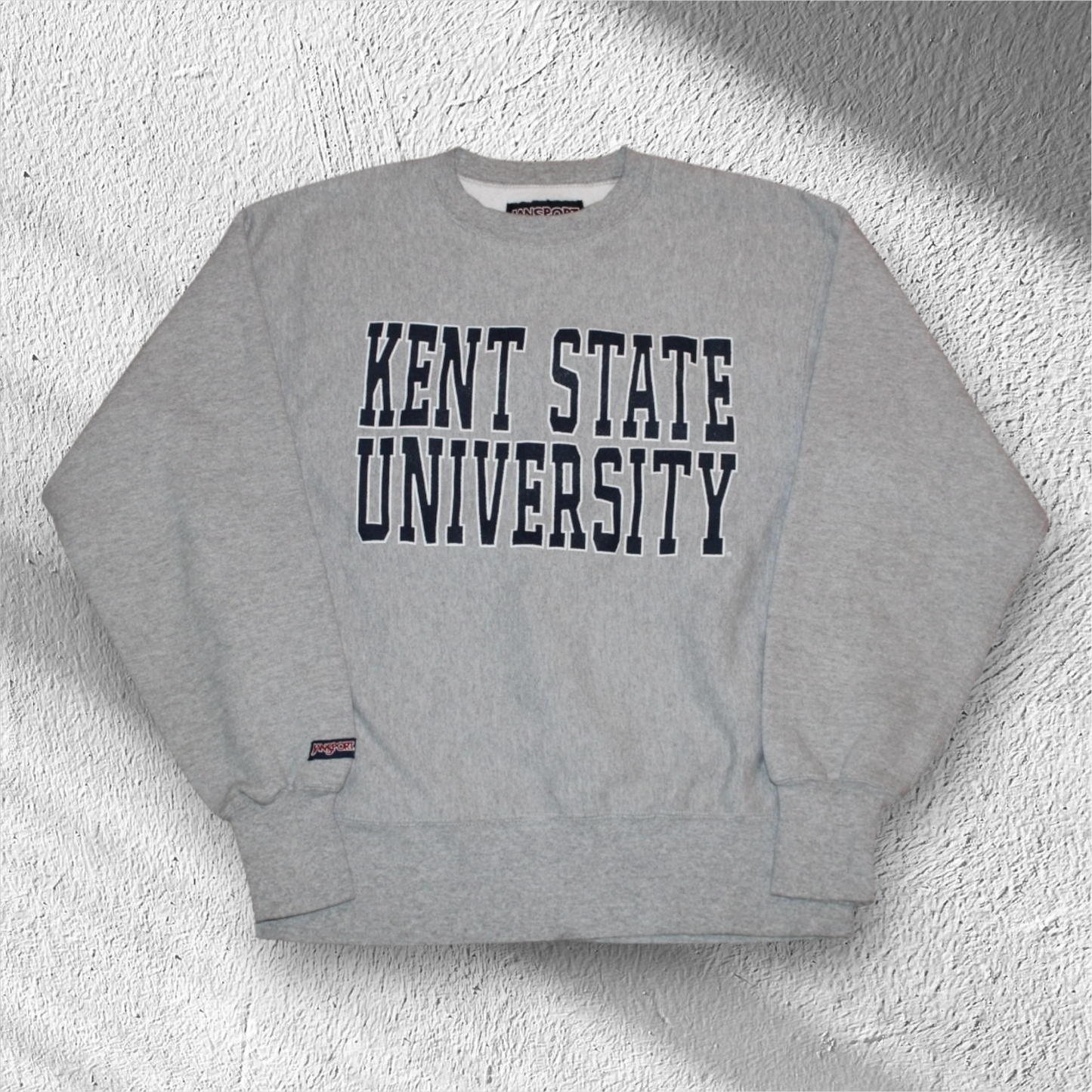 Vintage Kent State University Spellout Crewneck Sweatshirt Jansport Large