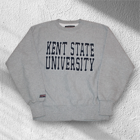 Vintage Kent State University Spellout Crewneck Sweatshirt Jansport Large