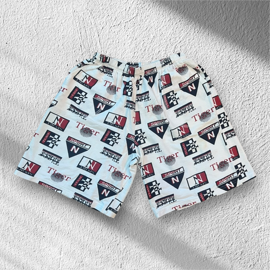 Vintage 90s Tiger Sport Cotton Shorts