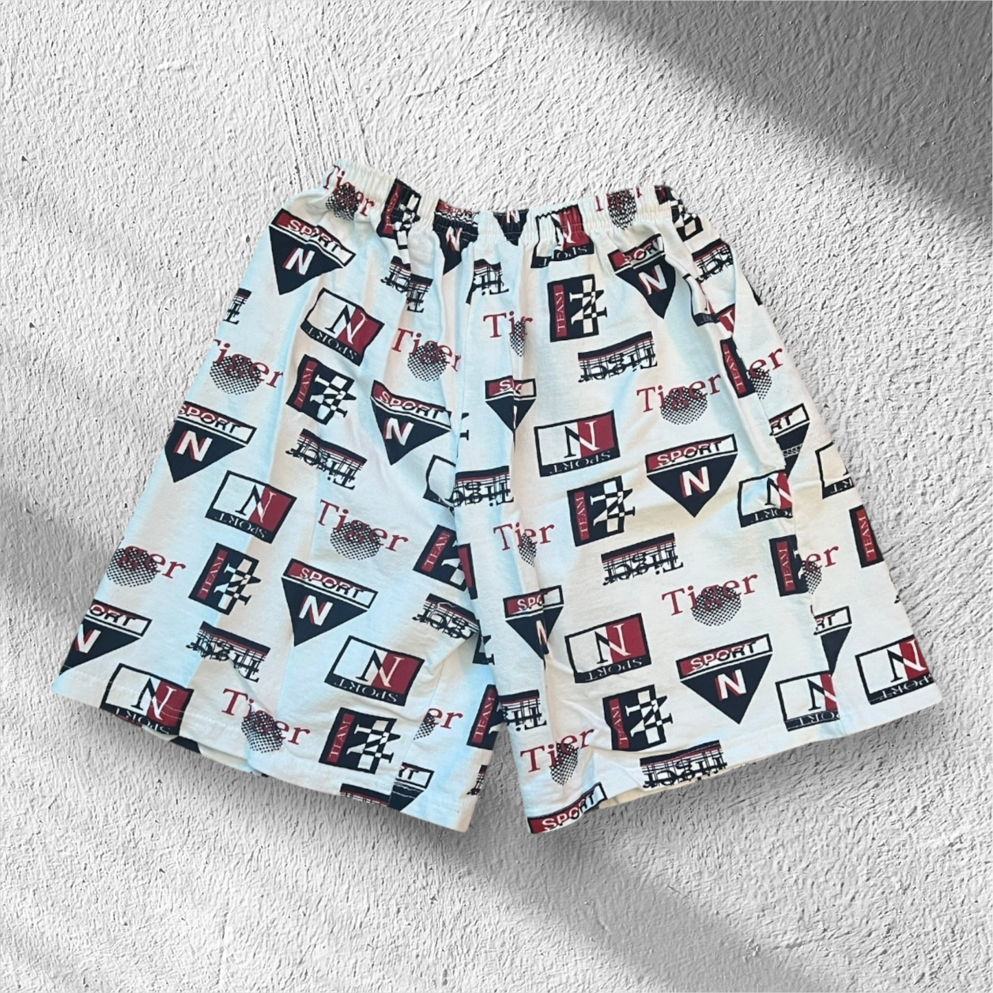 Vintage 90s Tiger Sport Cotton Shorts