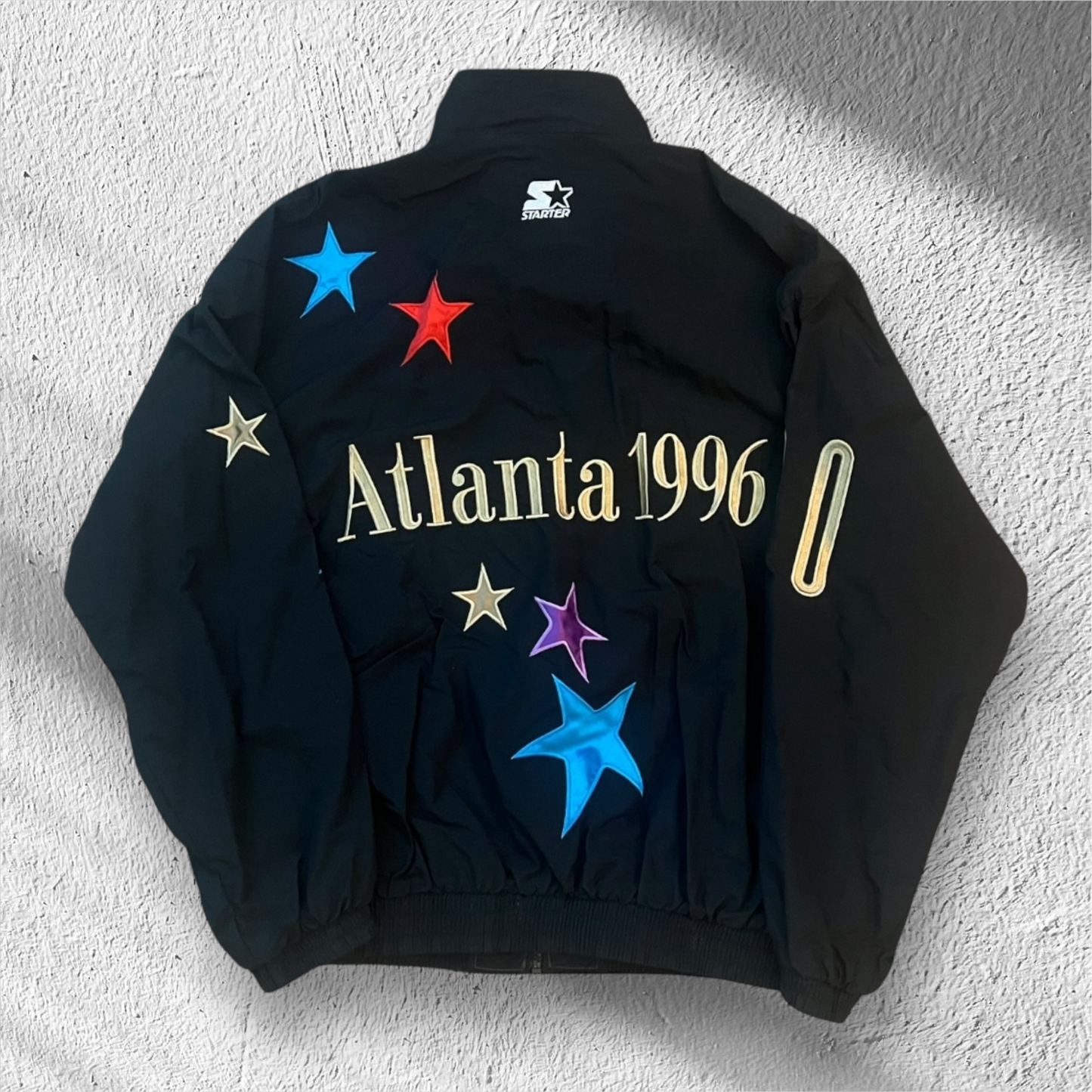 Vintage 1996 USA Olympics Starter Windbreaker Centennial Park – Large