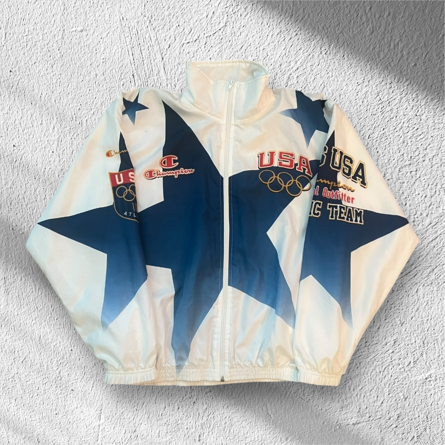 Vintage 1996 USA Olympic Champion Windbreaker Jacket – Large