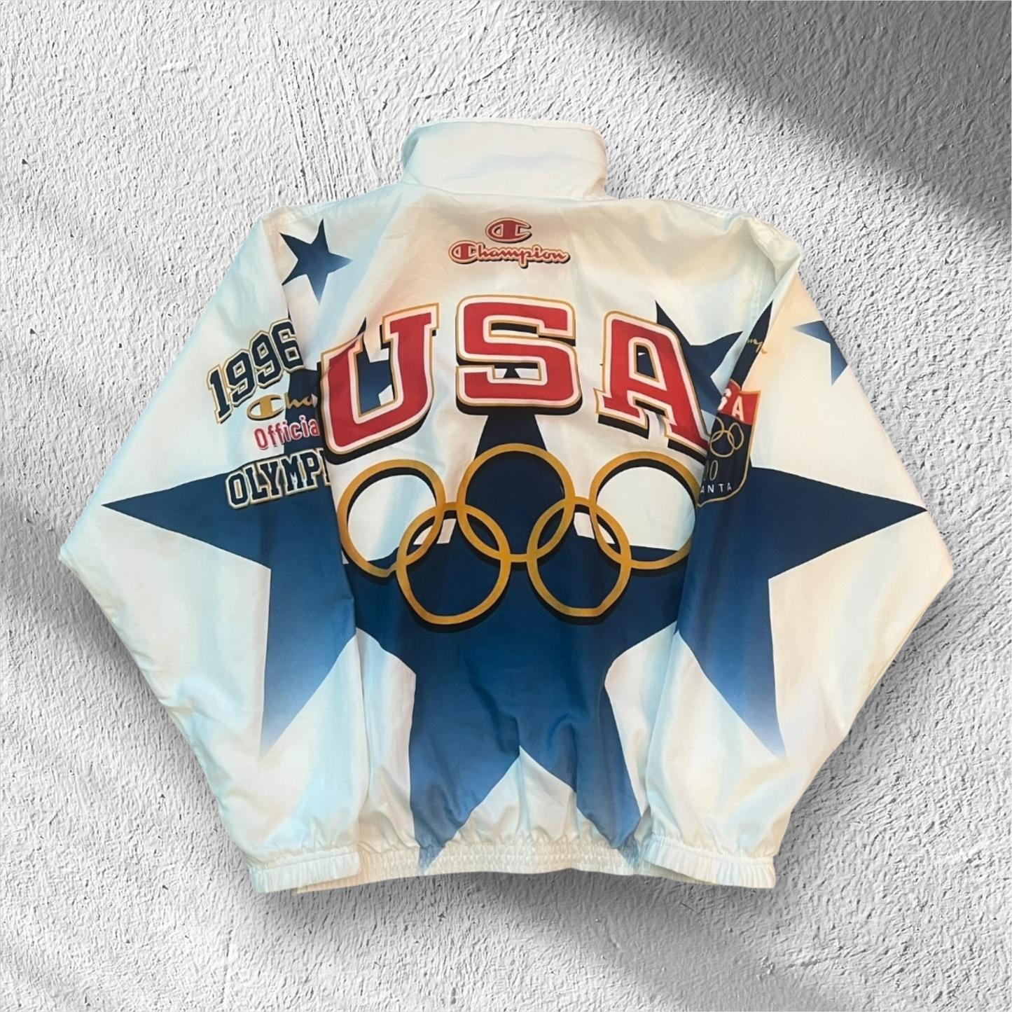 Vintage 1996 USA Olympic Champion Windbreaker Jacket – Large