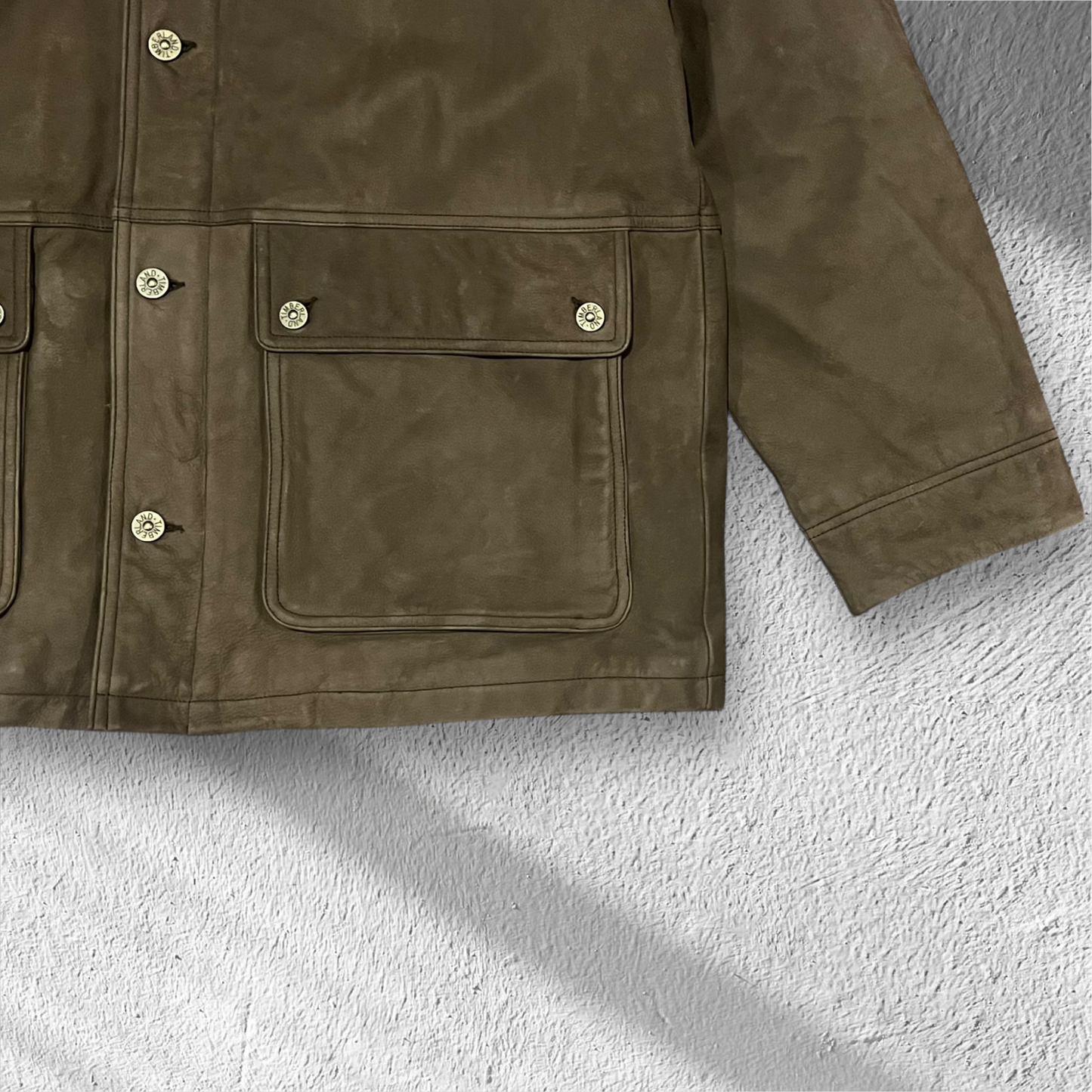 Vintage Timberland Genuine Cowhide Leather Jacket – XL