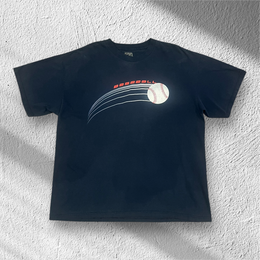 Vintage 2000s Baseball Graphic Shirt Large