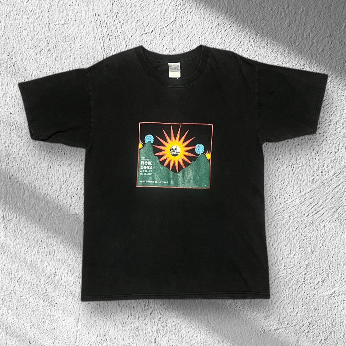 Vintage 2002 B2K All Blues Weekend Concert Tee Large