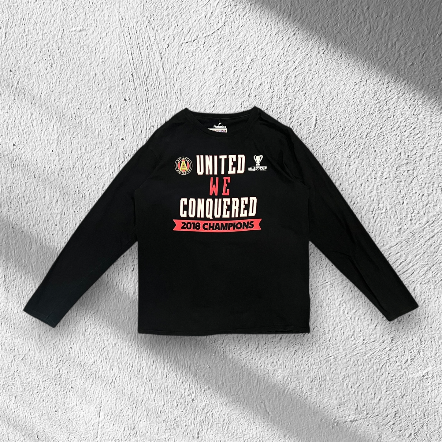 Atlanta United 2018 MLS Cup Champions Long Sleeve Shirt Large
