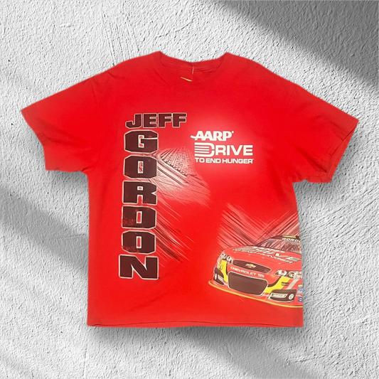 NASCAR Jeff Gordon #24 AARP Drive to End Hunger T-Shirt Large