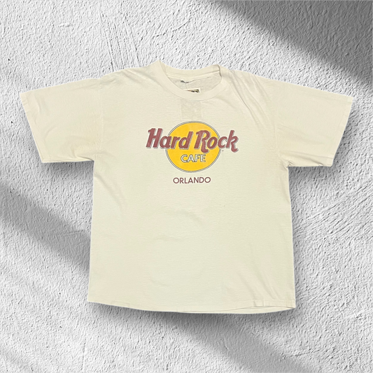 Vintage 90s Hard Rock Cafe Orlando T‑Shirt – Fits Large