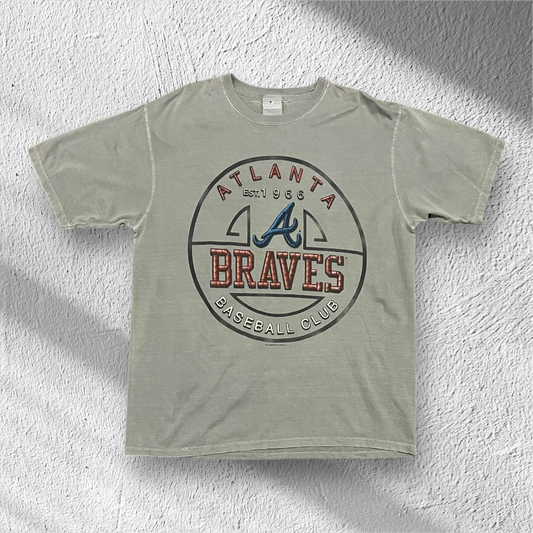 Vintage Y2K Atlanta Braves Baseball Club Shirt – Size Large