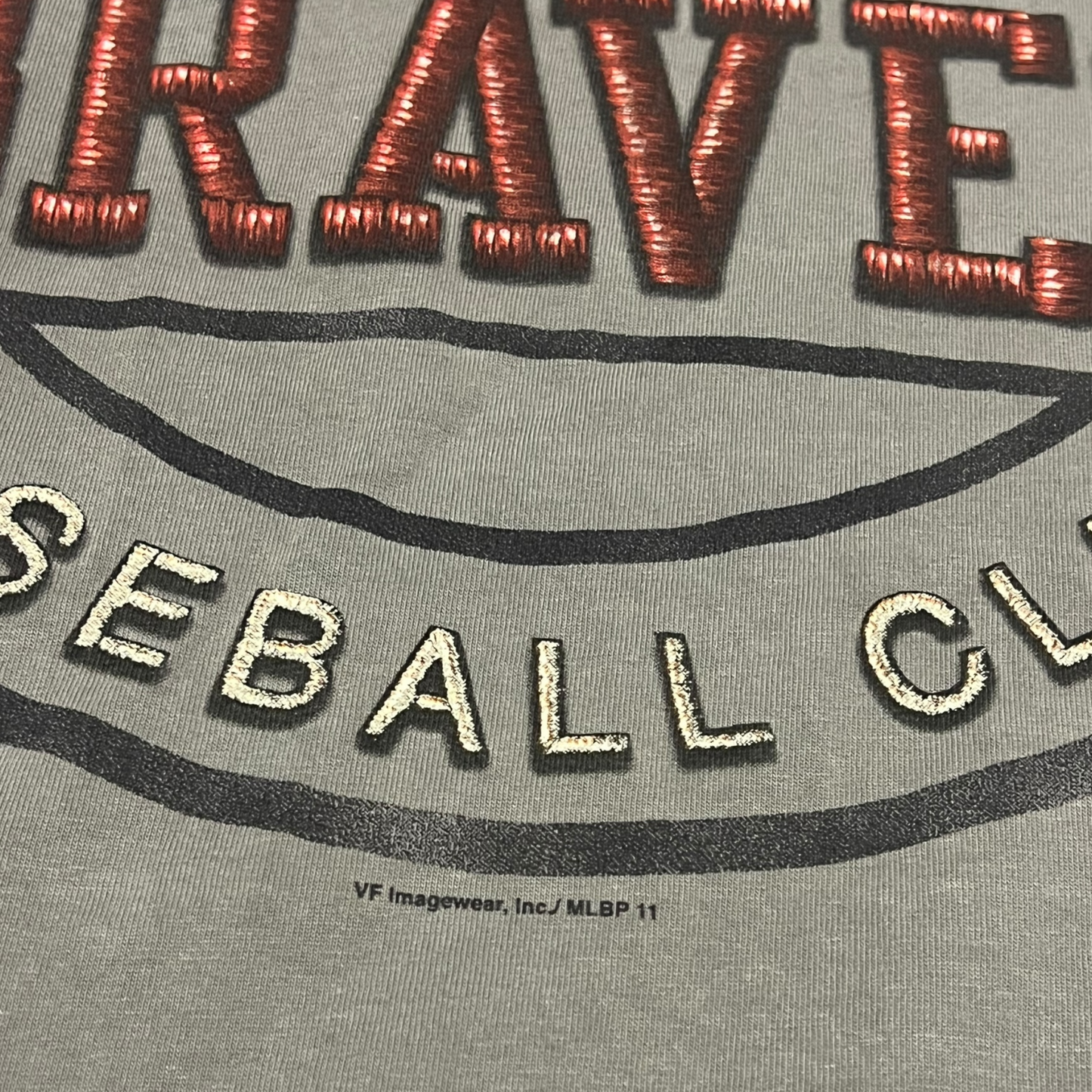 Vintage Y2K Atlanta Braves Baseball Club Shirt – Size Large