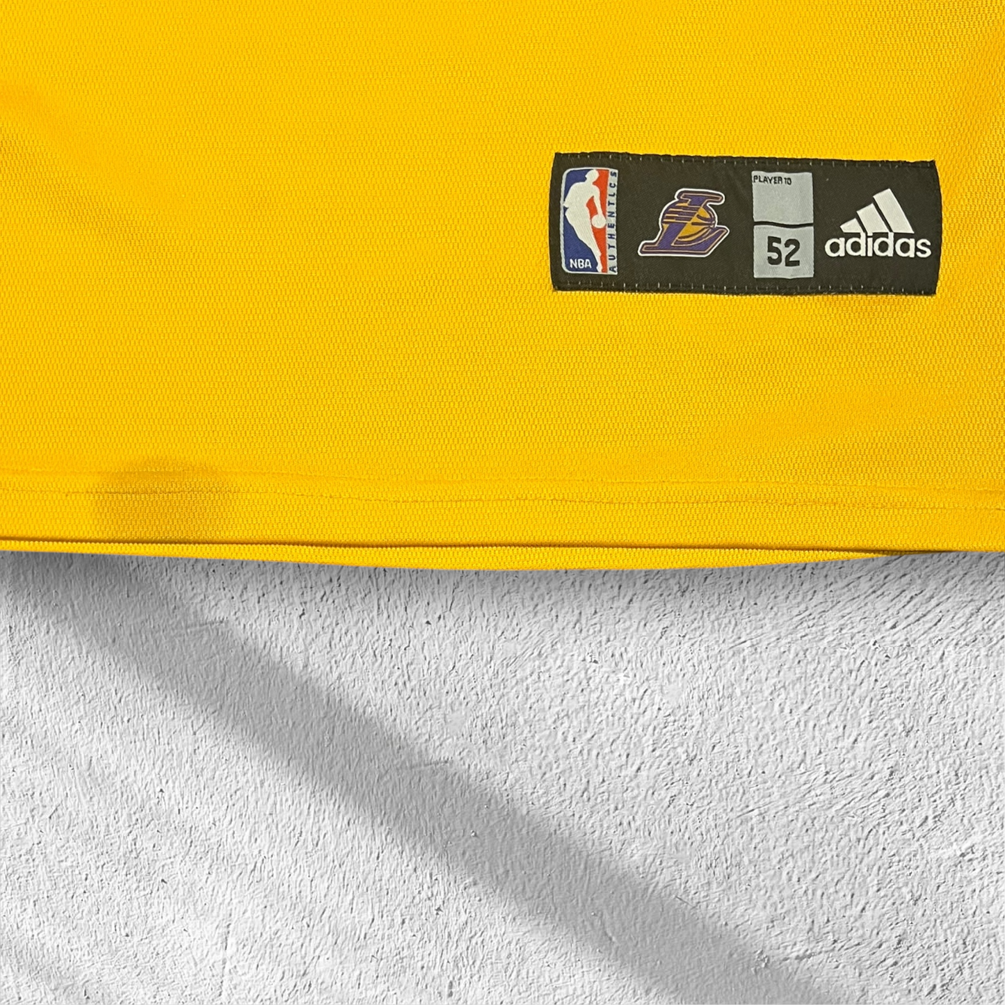 Kobe Bryant #24 Los Angeles Lakers Yellow Adidas Jersey – Size 52 (XL)