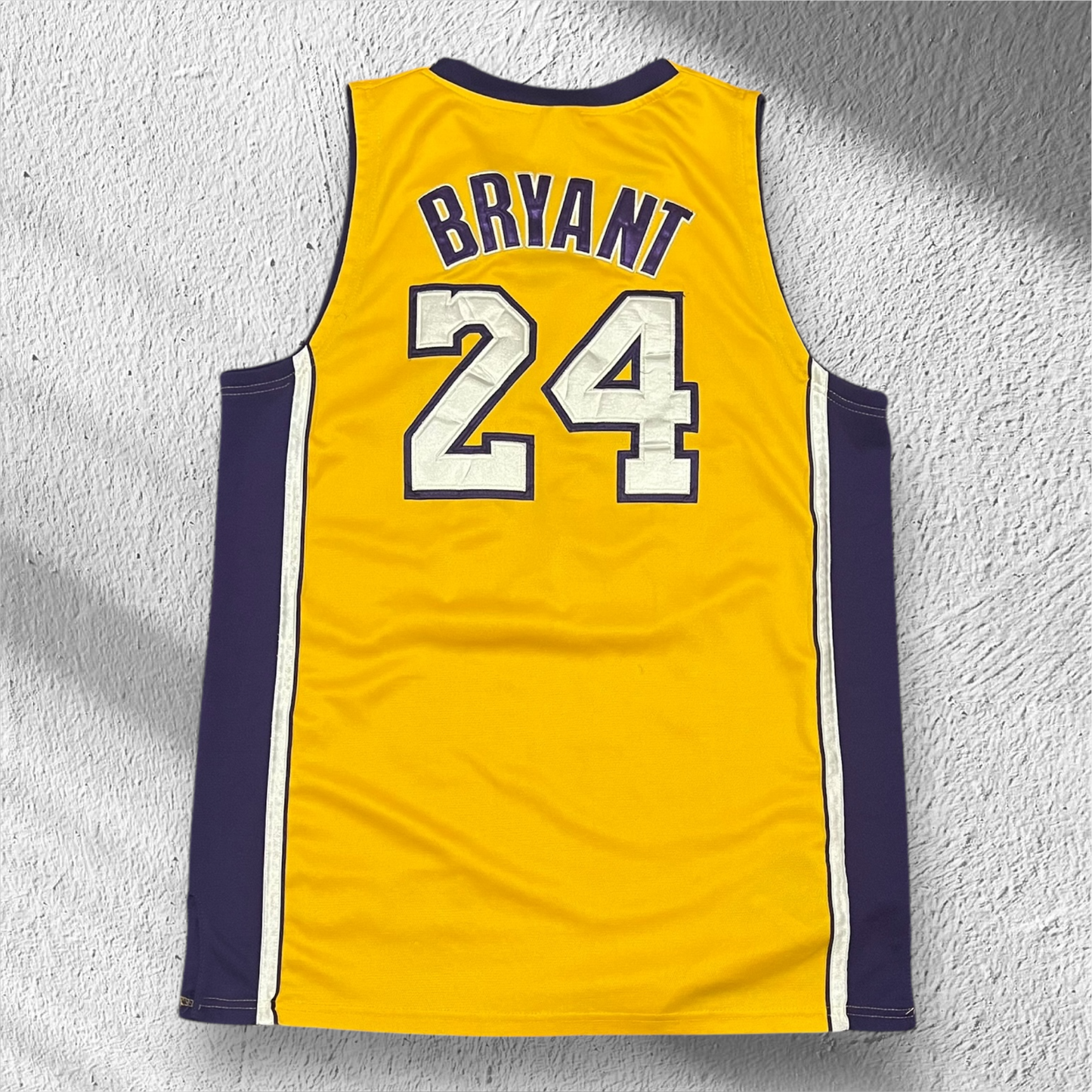 Kobe Bryant #24 Los Angeles Lakers Yellow Adidas Jersey – Size 52 (XL)