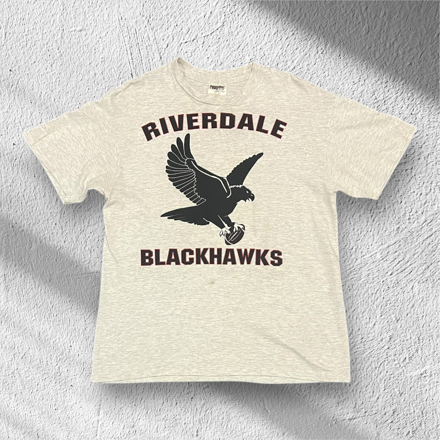 Vintage 90s Riverdale Blackhawks “Taking Care of Business” T‑Shirt – Size Large