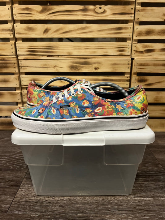 Vans x Nintendo Authentic 8-Bit Pixel Super Mario, Size 11