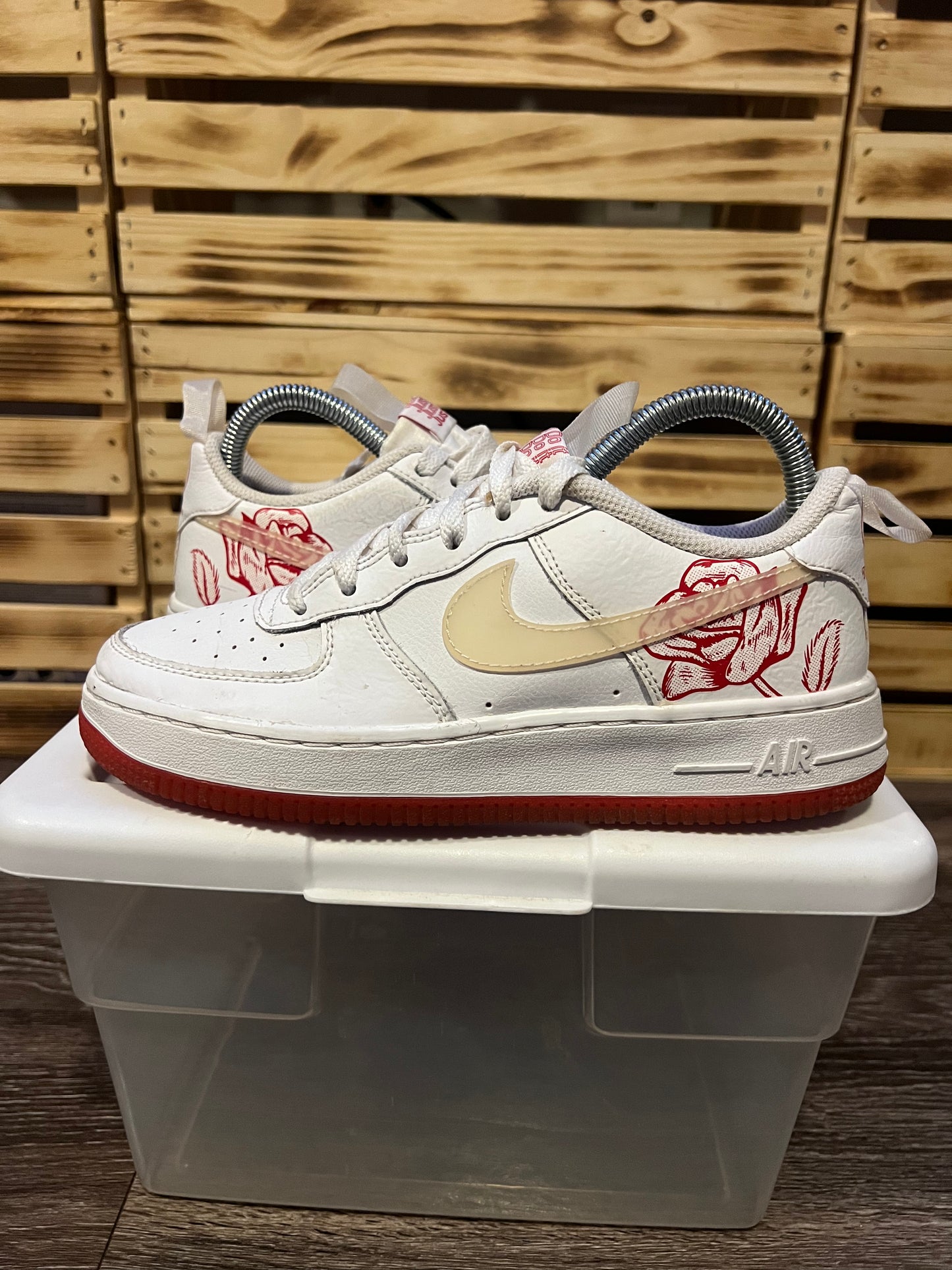 Nike Air Force 1 Low Bodega Plastic Bag, Size 4.5Y (Women's 6)