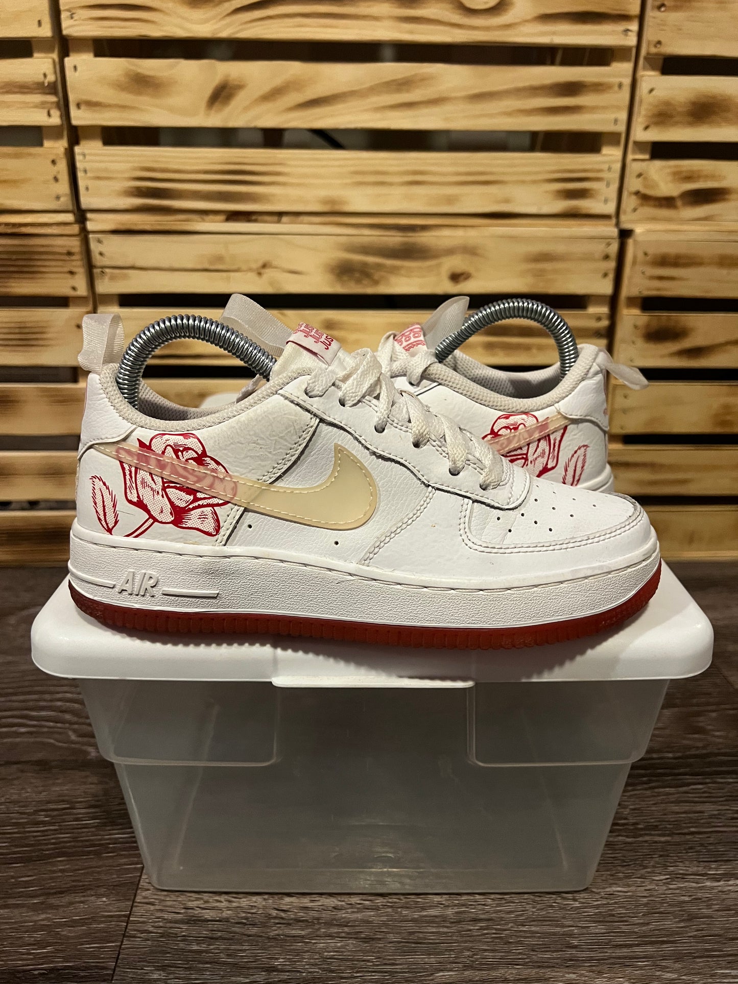 Nike Air Force 1 Low Bodega Plastic Bag, Size 4.5Y (Women's 6)