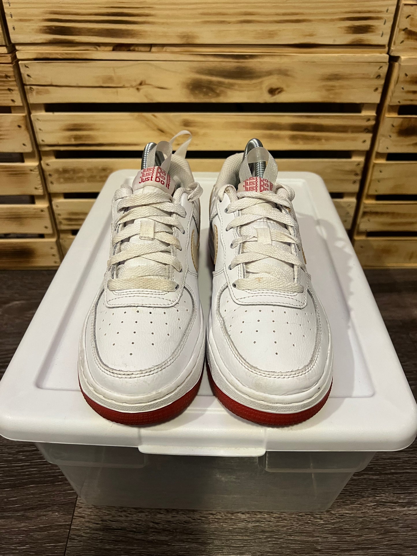 Nike Air Force 1 Low Bodega Plastic Bag, Size 4.5Y (Women's 6)
