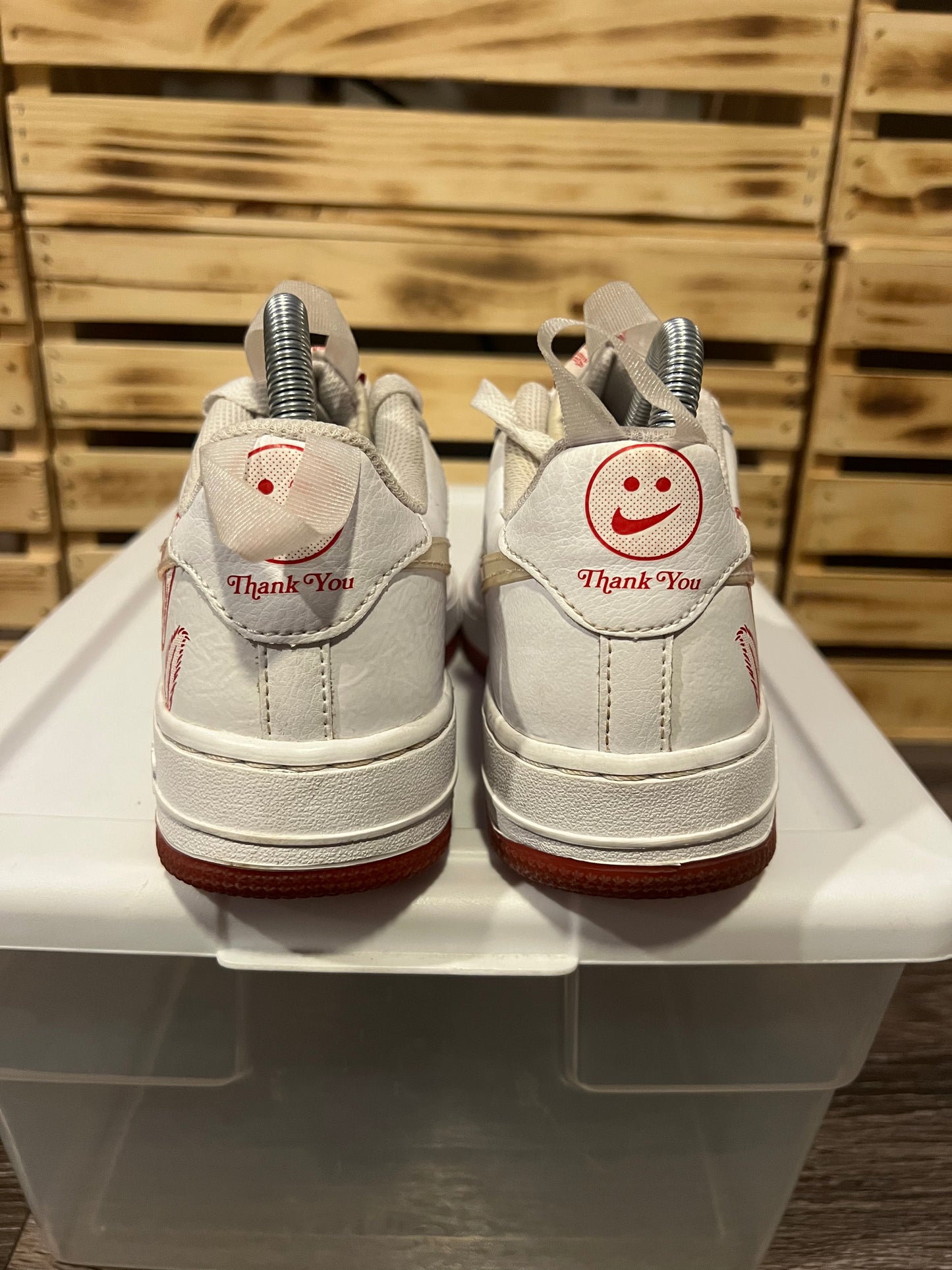Nike Air Force 1 Low Bodega Plastic Bag, Size 4.5Y (Women's 6)