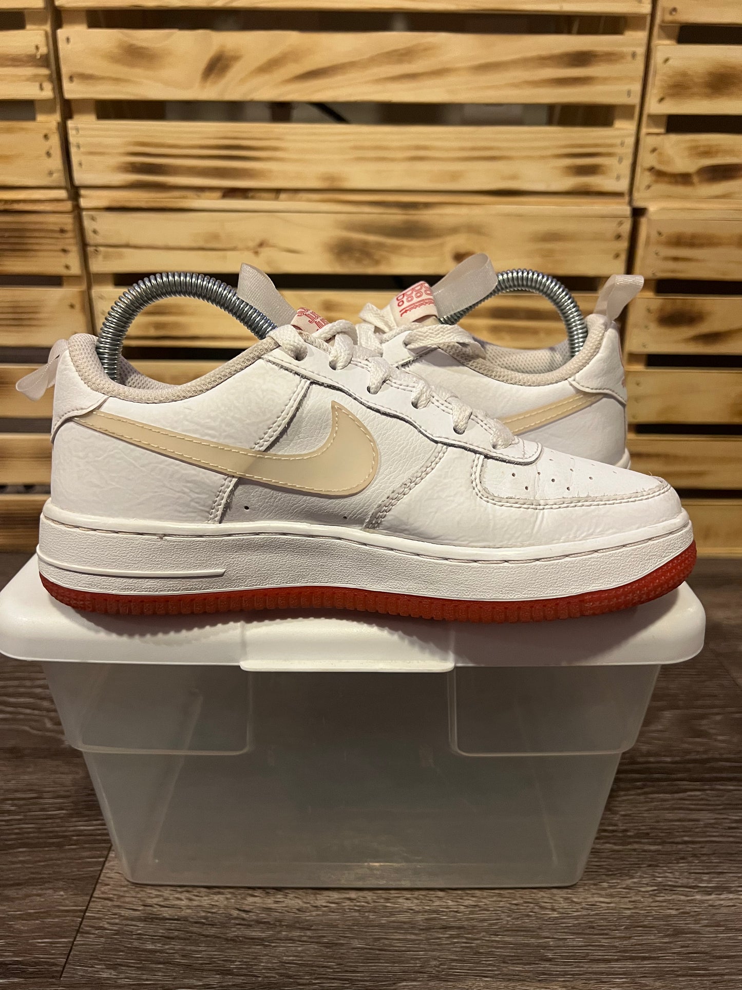 Nike Air Force 1 Low Bodega Plastic Bag, Size 4.5Y (Women's 6)
