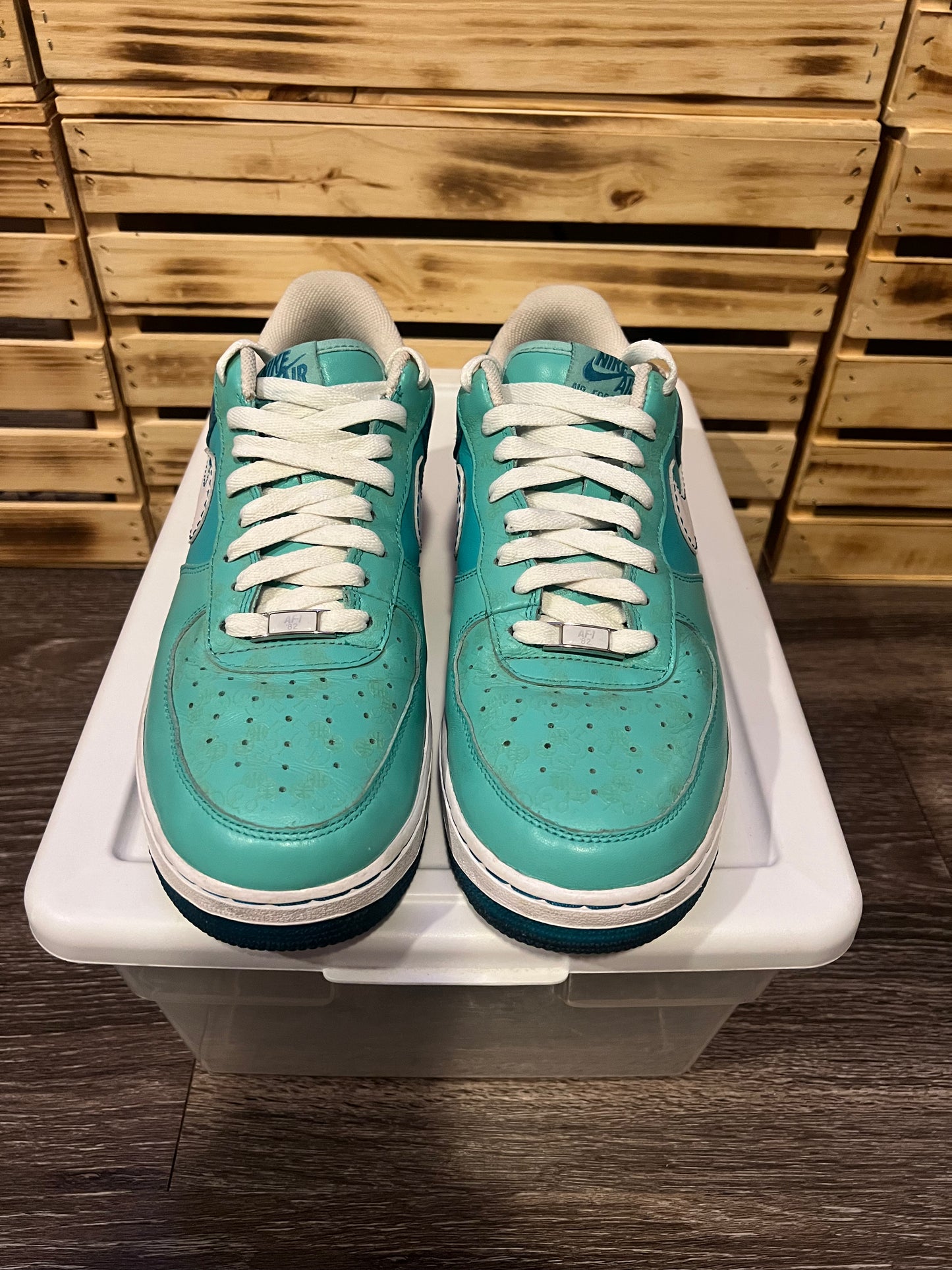 Vintage 2006 Nike Air Force One Low Cloverdale Park Mens 10.5 / Womens 12
