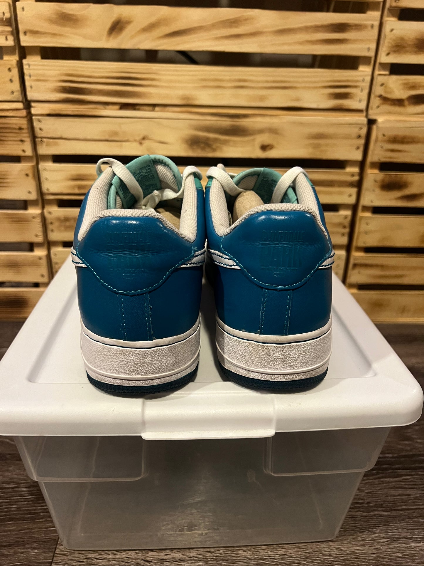 Vintage 2006 Nike Air Force One Low Cloverdale Park Mens 10.5 / Womens 12
