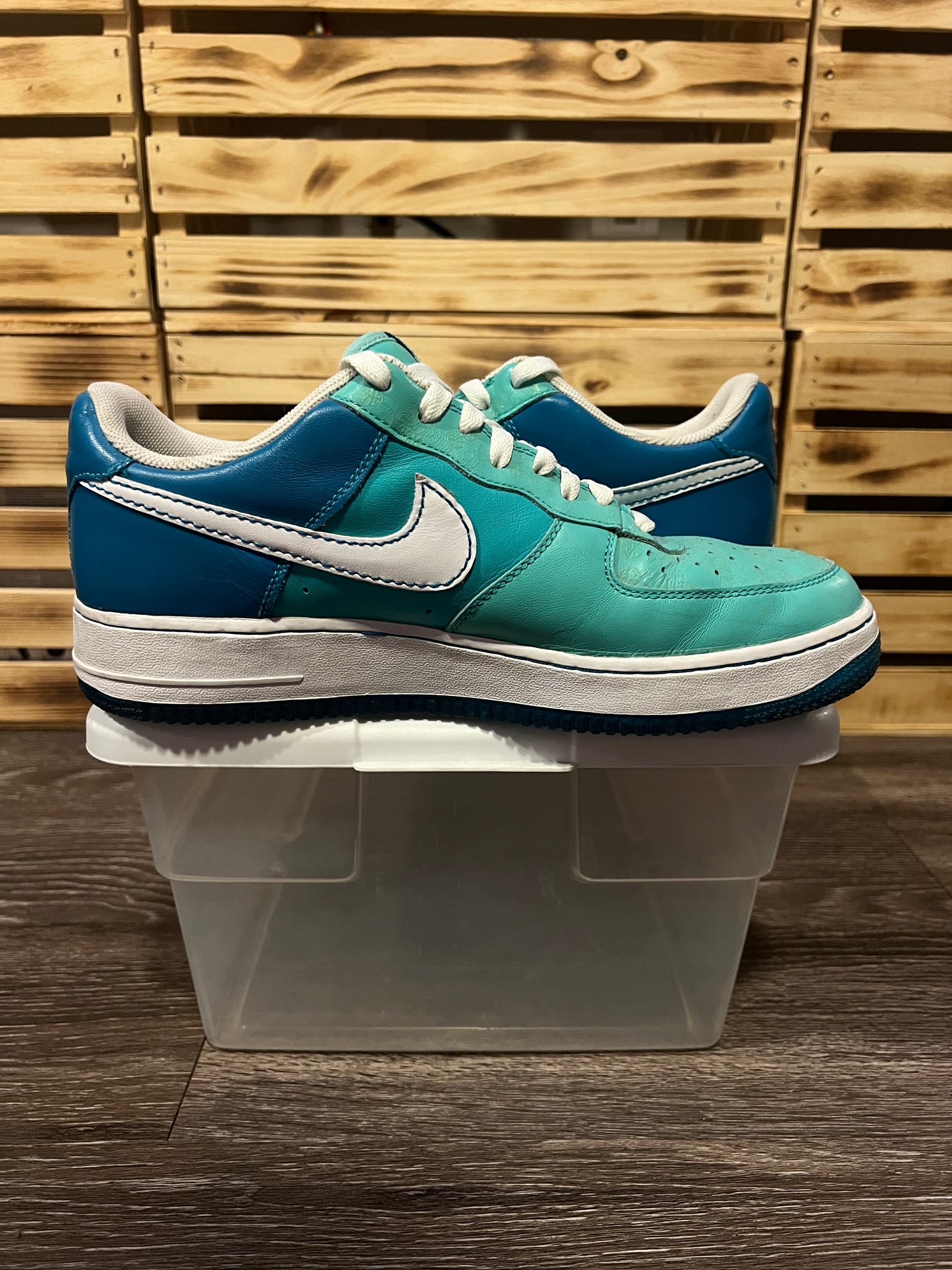 Vintage 2006 Nike Air Force One Low Cloverdale Park Mens 10.5 / Womens 12