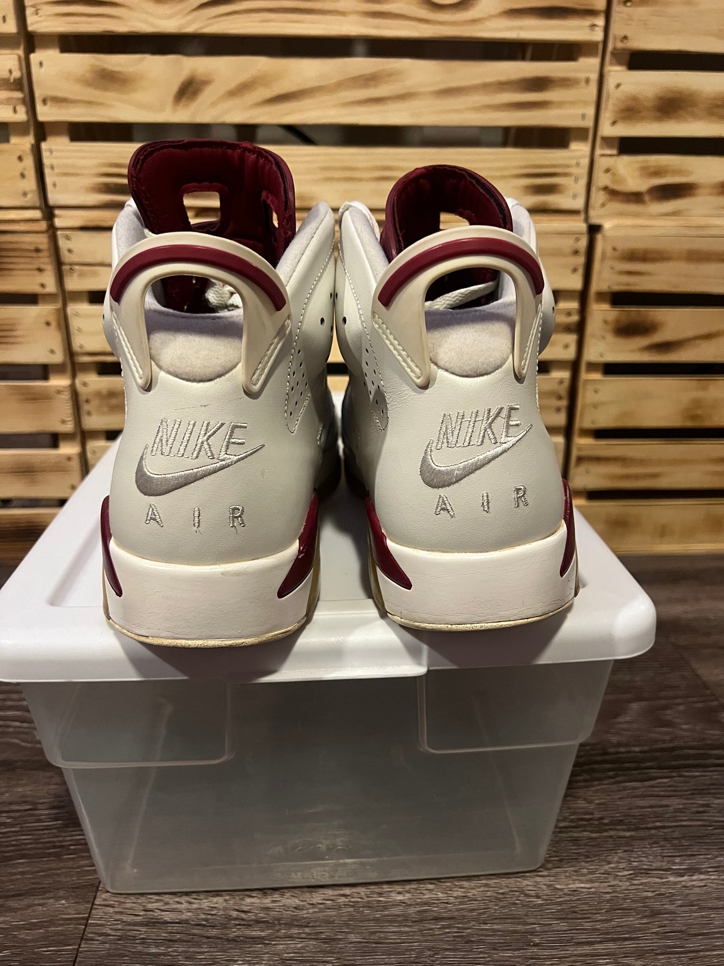 Air Jordan 6 Retro Maroon Size 11