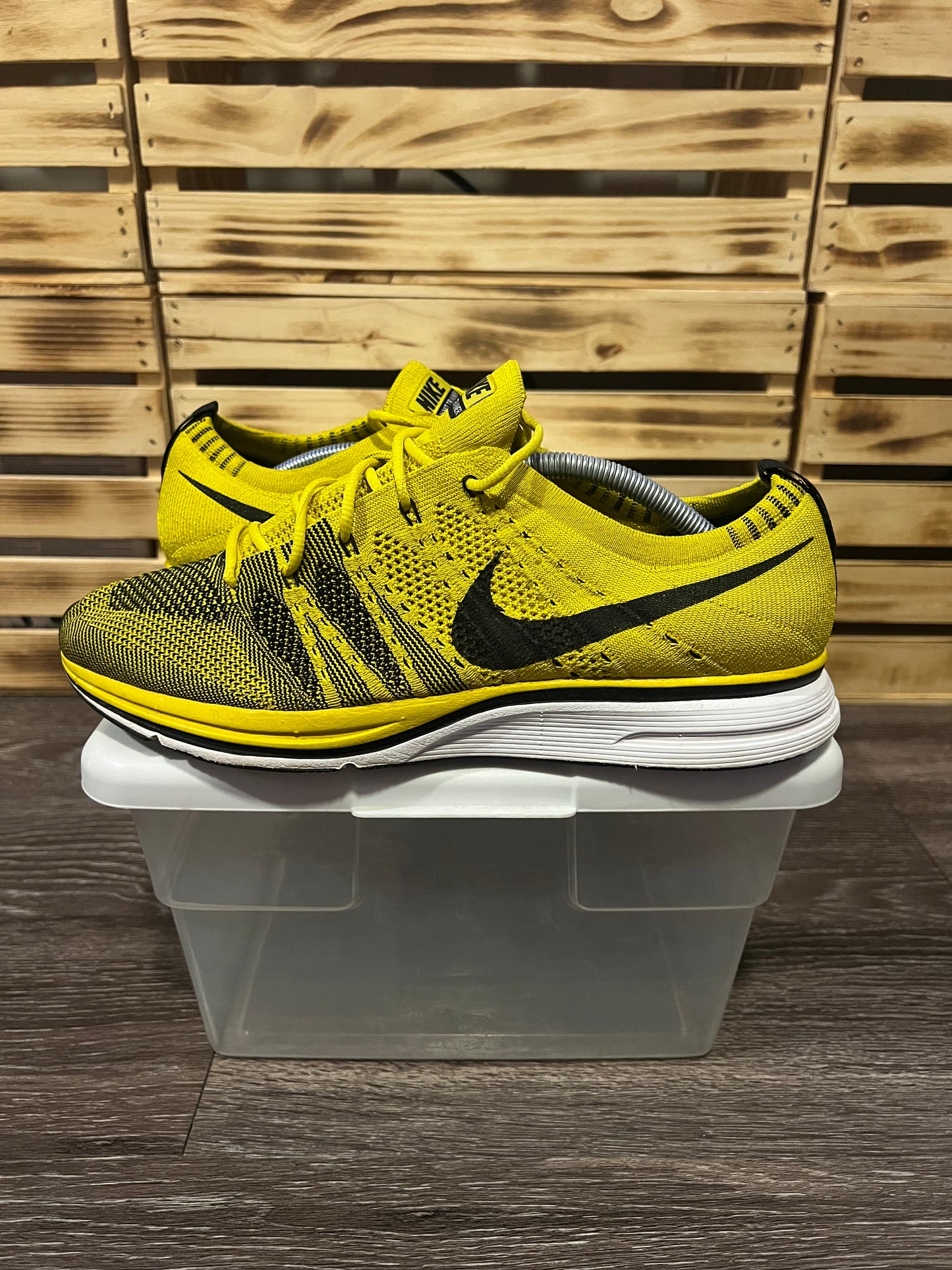 Nike Air Flyknit Trainer Citron / Size 11
