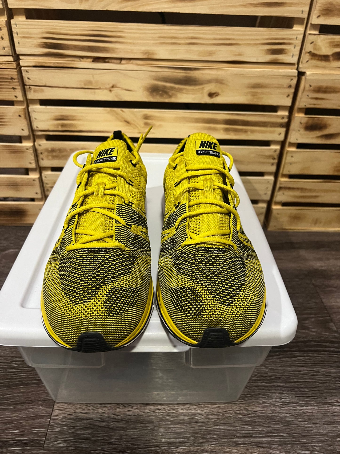 Nike Air Flyknit Trainer Citron / Size 11