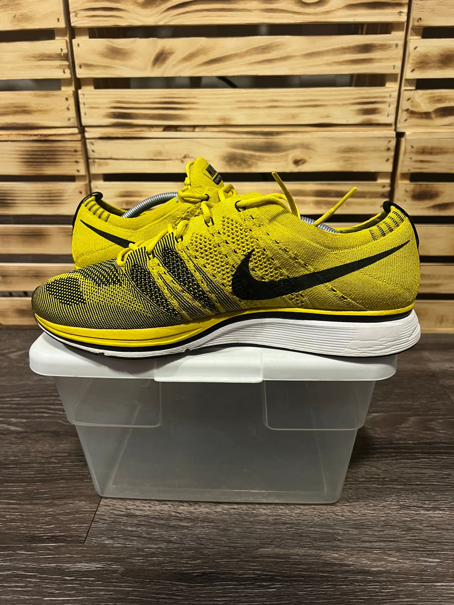 Nike Air Flyknit Trainer Citron / Size 11