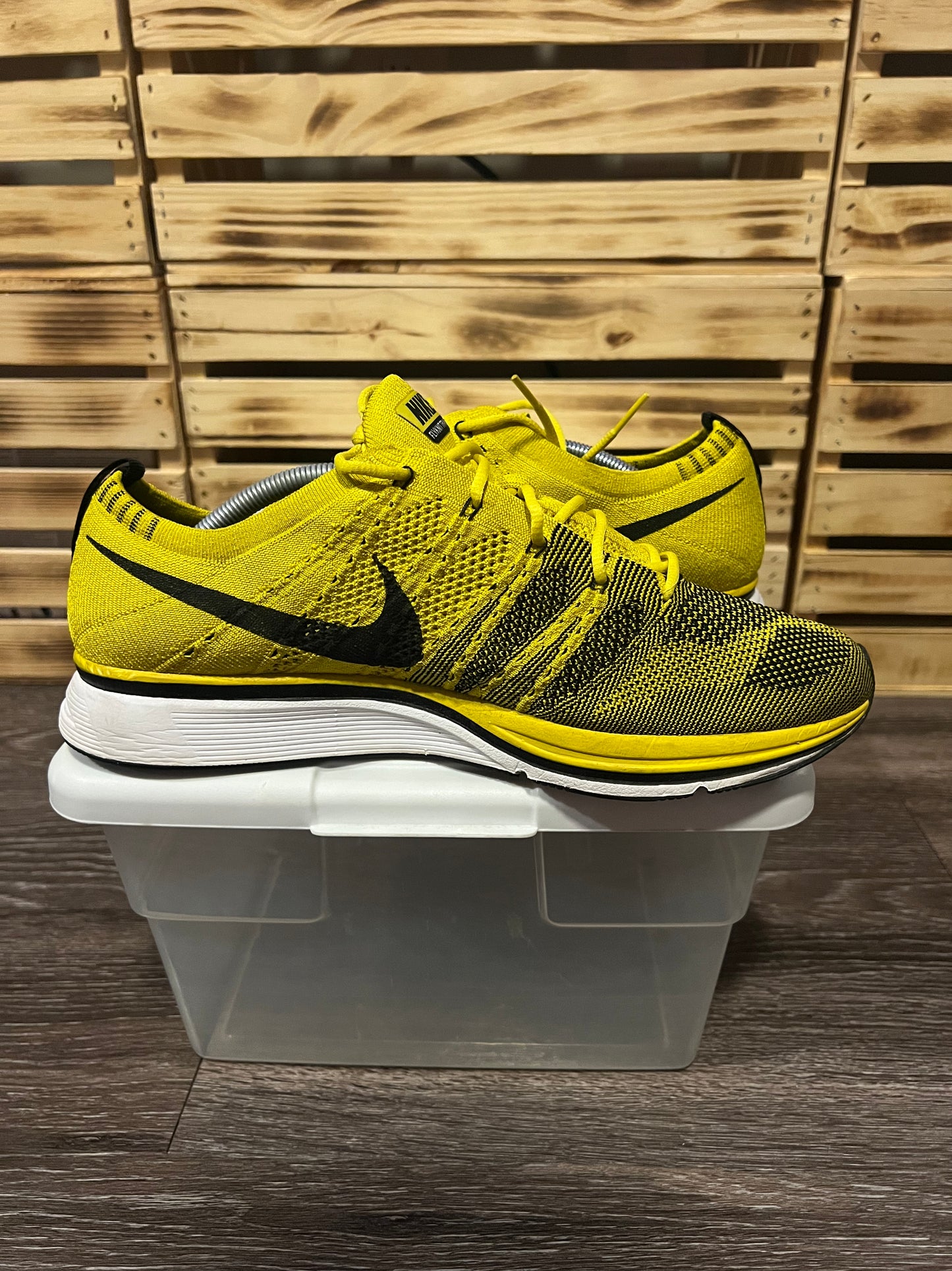 Nike Air Flyknit Trainer Citron / Size 11